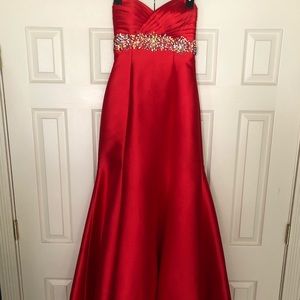 Tony Bowls Strapless Dress